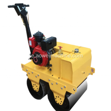 Hydraulisk 500 kg Mini Compactor Hand Walking Road Roller för konstruktion